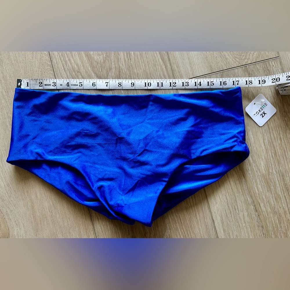 Fused Hawaii Kona Shimmer Blue bottoms NWT